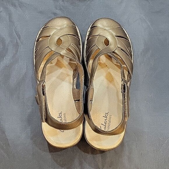 CLARKS BENDABLES WOMEN"S ADJUSTABLE BUCKLE CLOSURE SANDAL - Picture 5 of 16